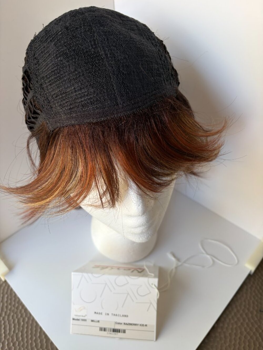 NWT Noriko MILLIE in Razberry Ice R, Petite/Avg Cap,Synthetic Wig - Picture 9 of 11